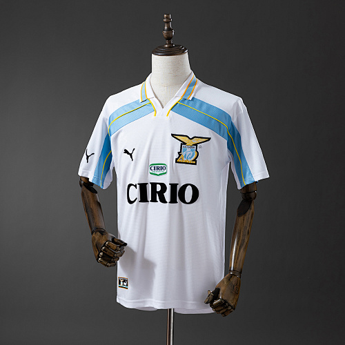 Lazio 98/00 Second Visitante Retrô Camisa S-XXL