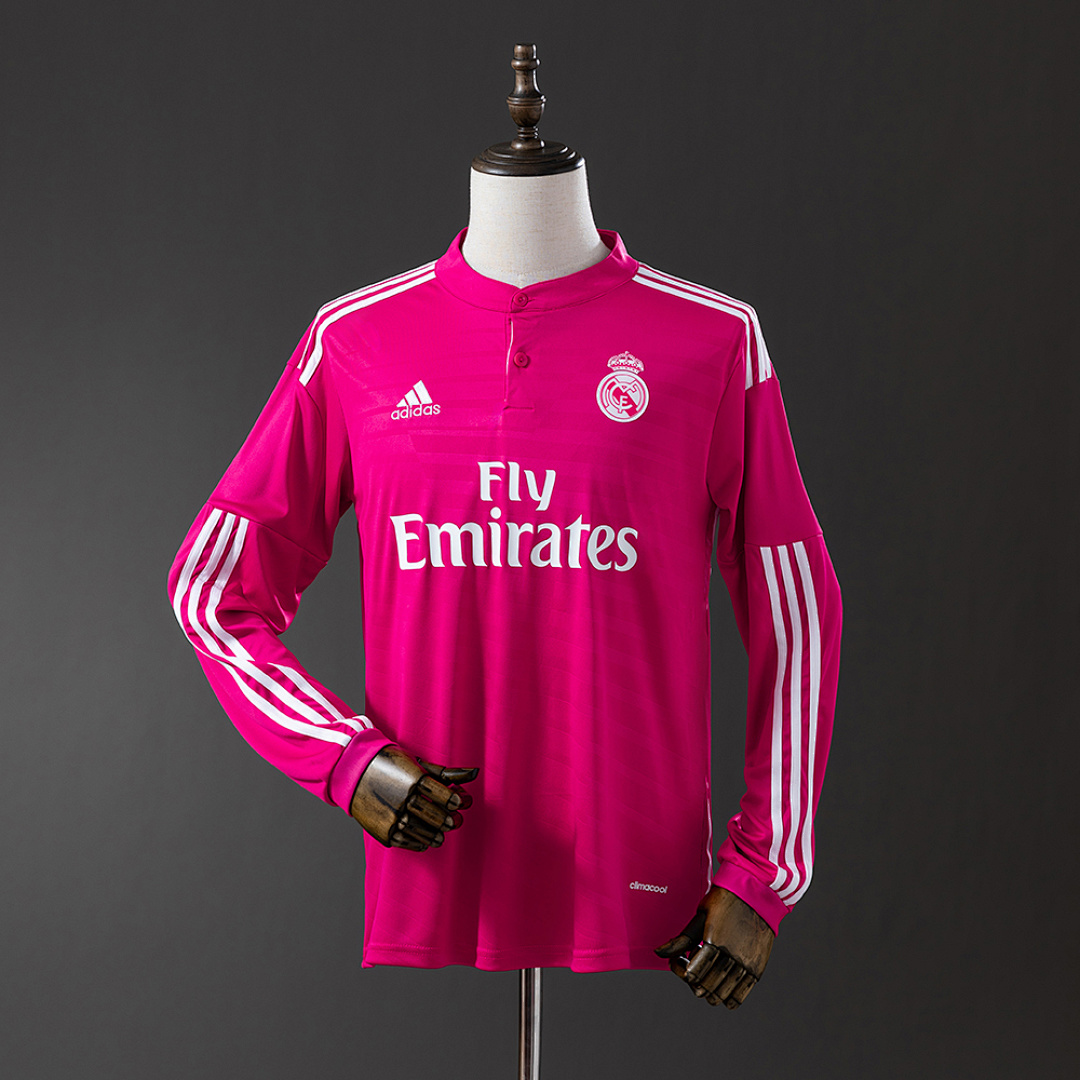 Real Madrid 14/15 Visitante Manga longa Retrô Camisa S-XXL, foto 1