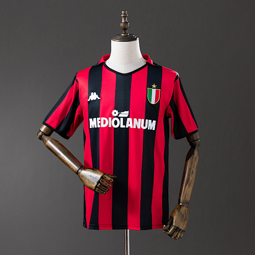 AC Milan 88/89 Titular Retrô Camisa S-XXL
