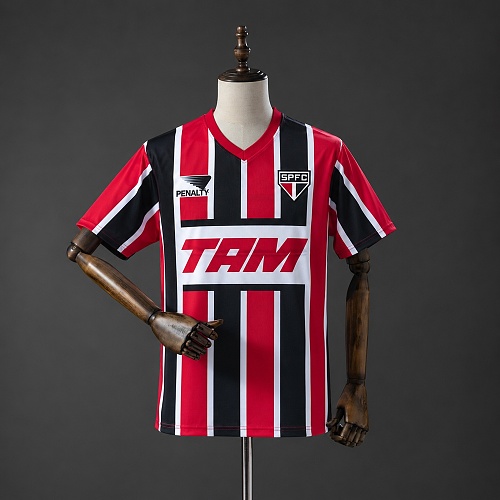 Sao Paulo 91/93 Visitante Retrô Camisa S-XXL