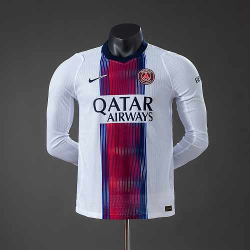 PSG 26/27 Visitante Versão jogador Manga longa Camisa S-3XL