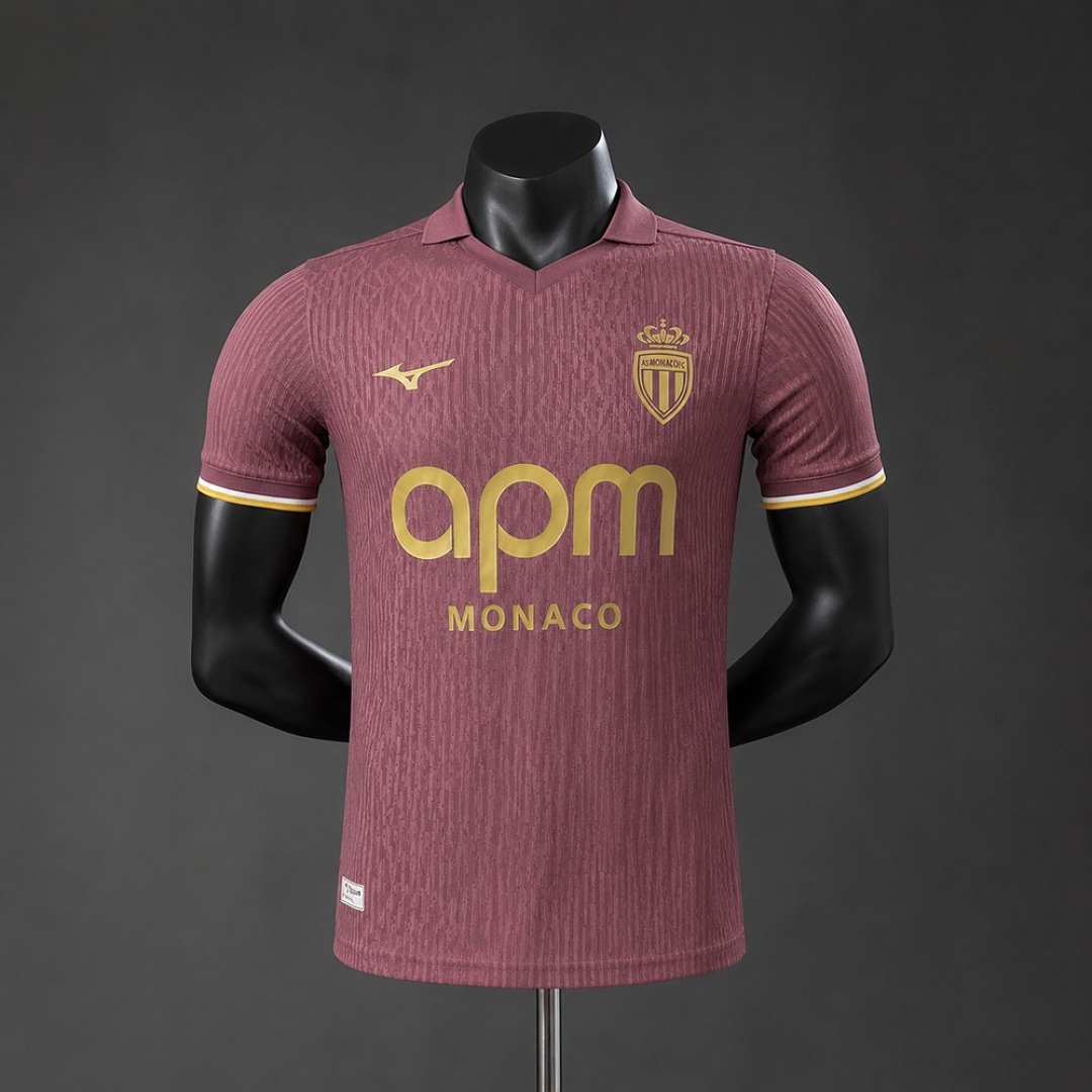 Monaco 26/27 Visitante Versão jogador Camisa S-XXL, foto 1