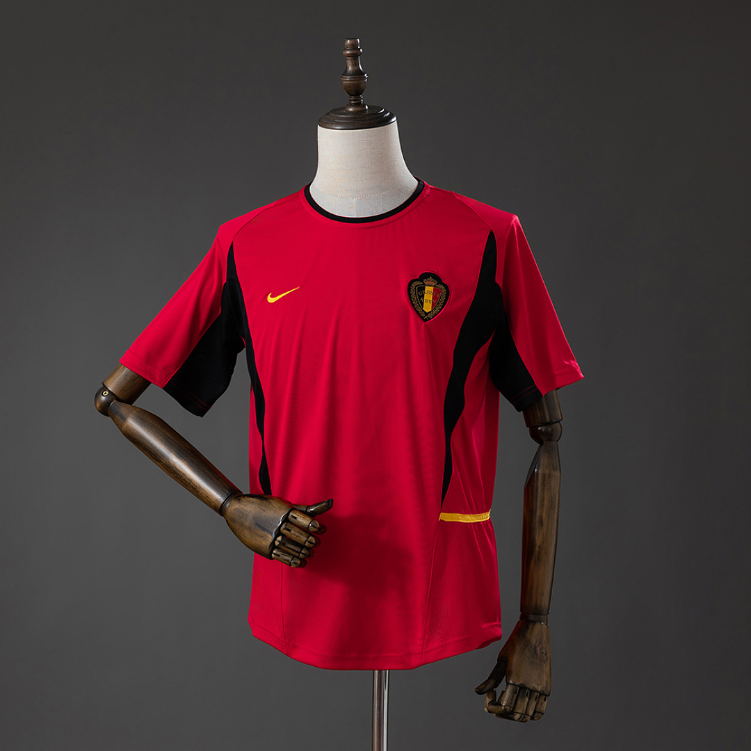 Belgium 2002 Titular Retrô Camisa S-XXL, foto 1