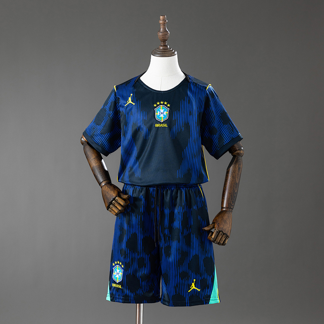 Brazil 2026 Visitante Kit infantil Tamanho 16-28, foto 1