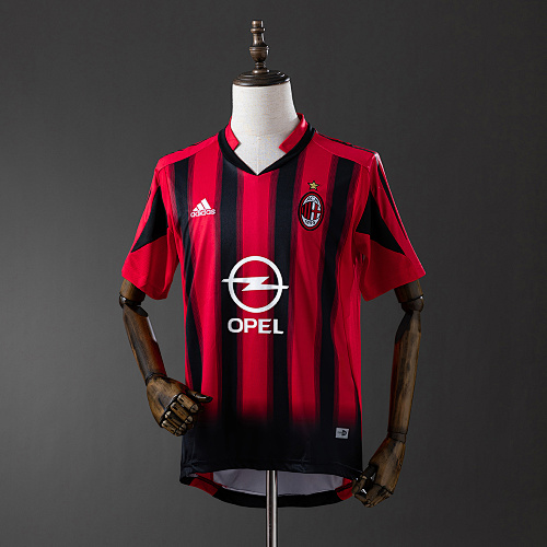 AC Milan 04/05 Titular Retrô Camisa S-XXL