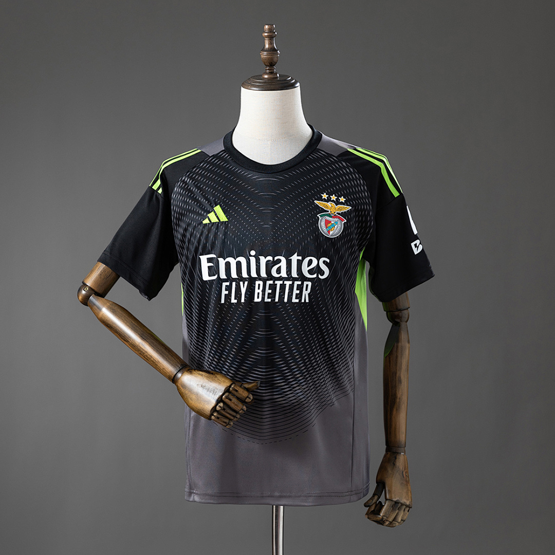 Benfica 26/27 Goleiro - Black - Grey Camisa S-XXL, foto 1