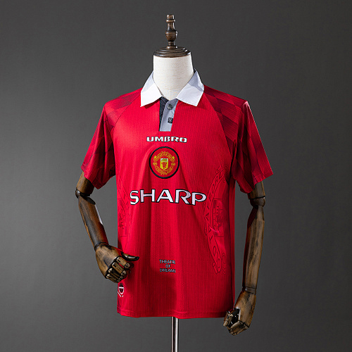 M-U 1996/97 Titular Retrô Camisa S-XXL