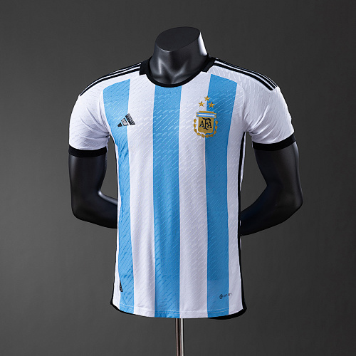 Argentina 2022 Titular Versão jogador Camisa S-4XL