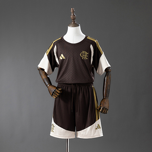Flamengo 26/27 Kids Kit Training - Beige Tamanho 16-28