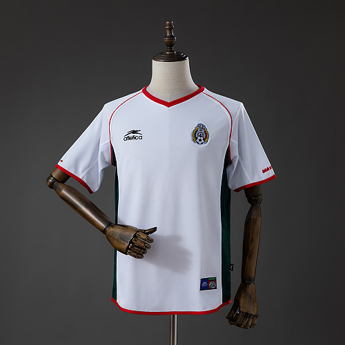 Mexico 2002 Visitante Retrô Camisa S-XXL