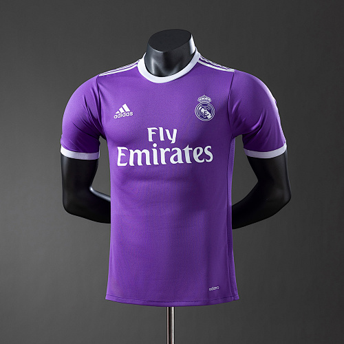 Real Madrid 16/17 Retrô Versão jogador Visitante Camisa S-3XL