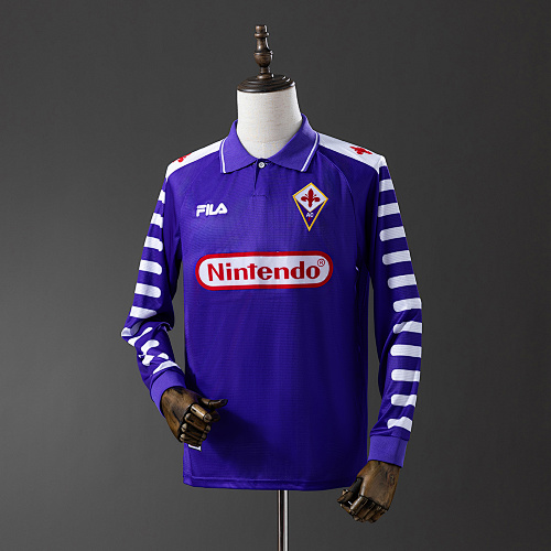 Retrô Manga longa Fiorentina 1998 Titular S-XXL