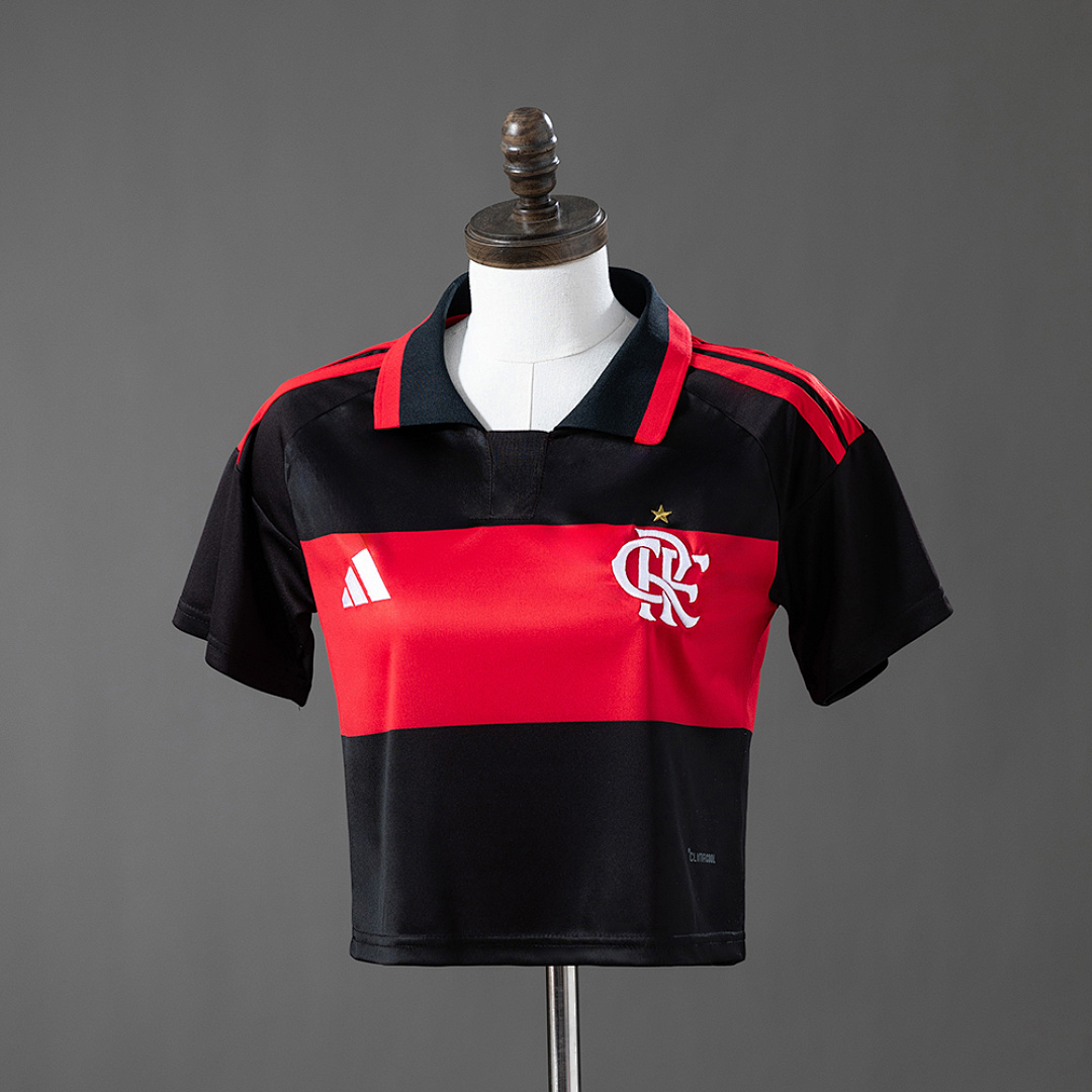 Flamengo 26/27 Titular Feminina Crop Top Style S-XXL, foto 1