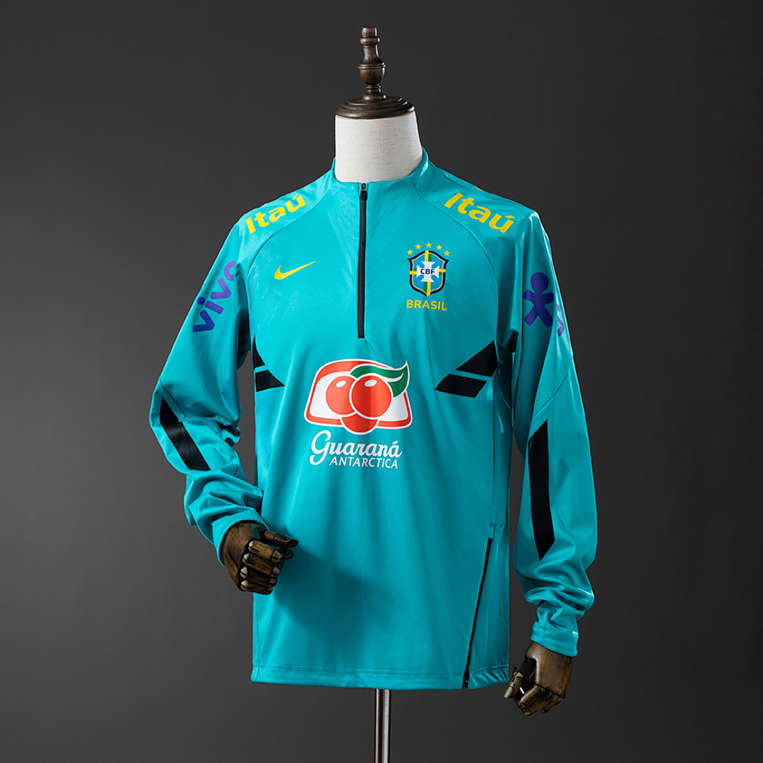 Brazil 22/23 Lake Blue-Training Sweatshirt S-XXL, foto 1