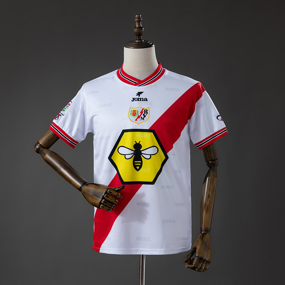 Rayo Vallecano 99/00 Titular Retrô Camisa S-4XL, foto 1