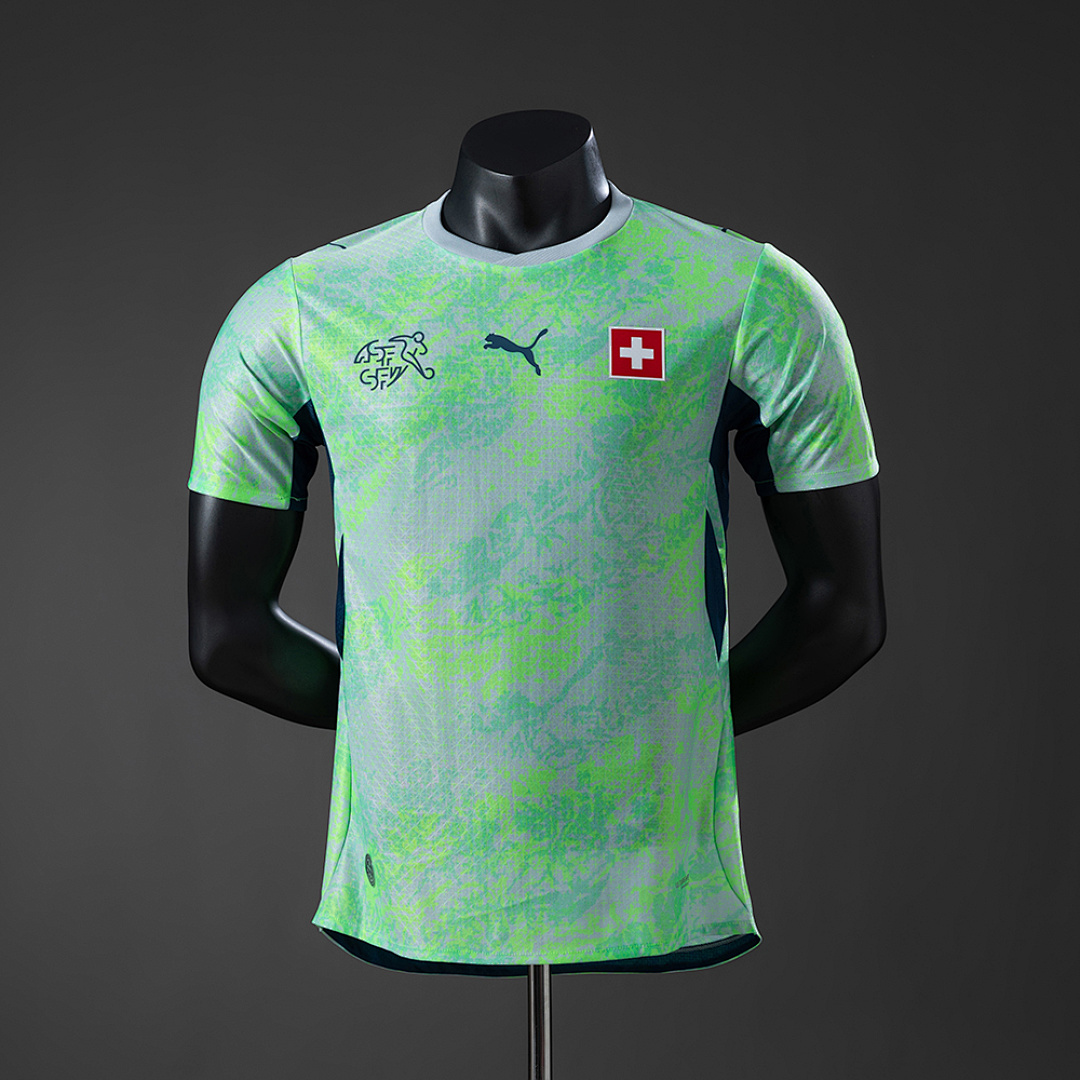 Switzerland 2026 Visitante Versão jogador Camisa S-XXL, foto 1