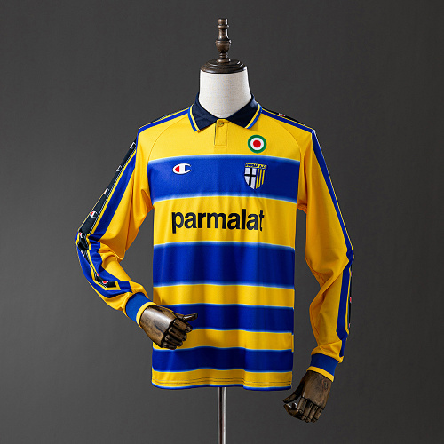 Parma Calcio 99/00 Titular Manga longa Retrô Camisa S-XXL
