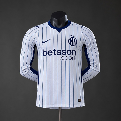 Inter Milan 26/27 Visitante Manga longa Camisa Versão jogador S-XXL
