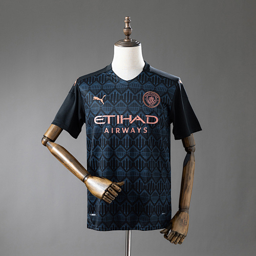Manchester City 20/21 Visitante Retrô Camisa S-XXL