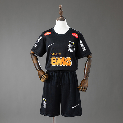 Santos 12/13 Visitante Retrô Kit infantil Tamanho 16-28
