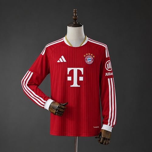 Bayern Munich 26/27 Titular Manga longa Camisa S-4XL
