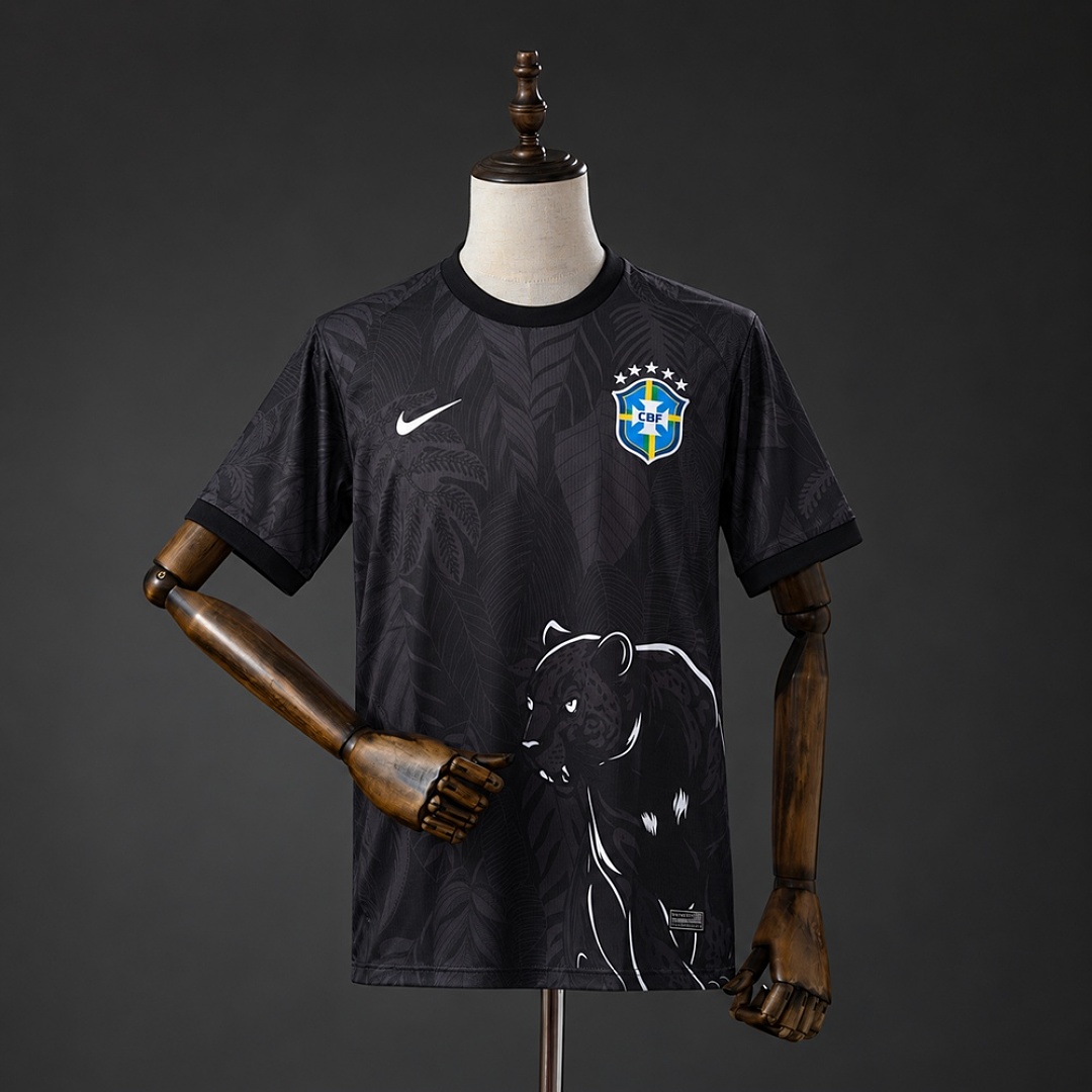 Brazil 26/27 Black Edição especial Camisa S-4XL, foto 1