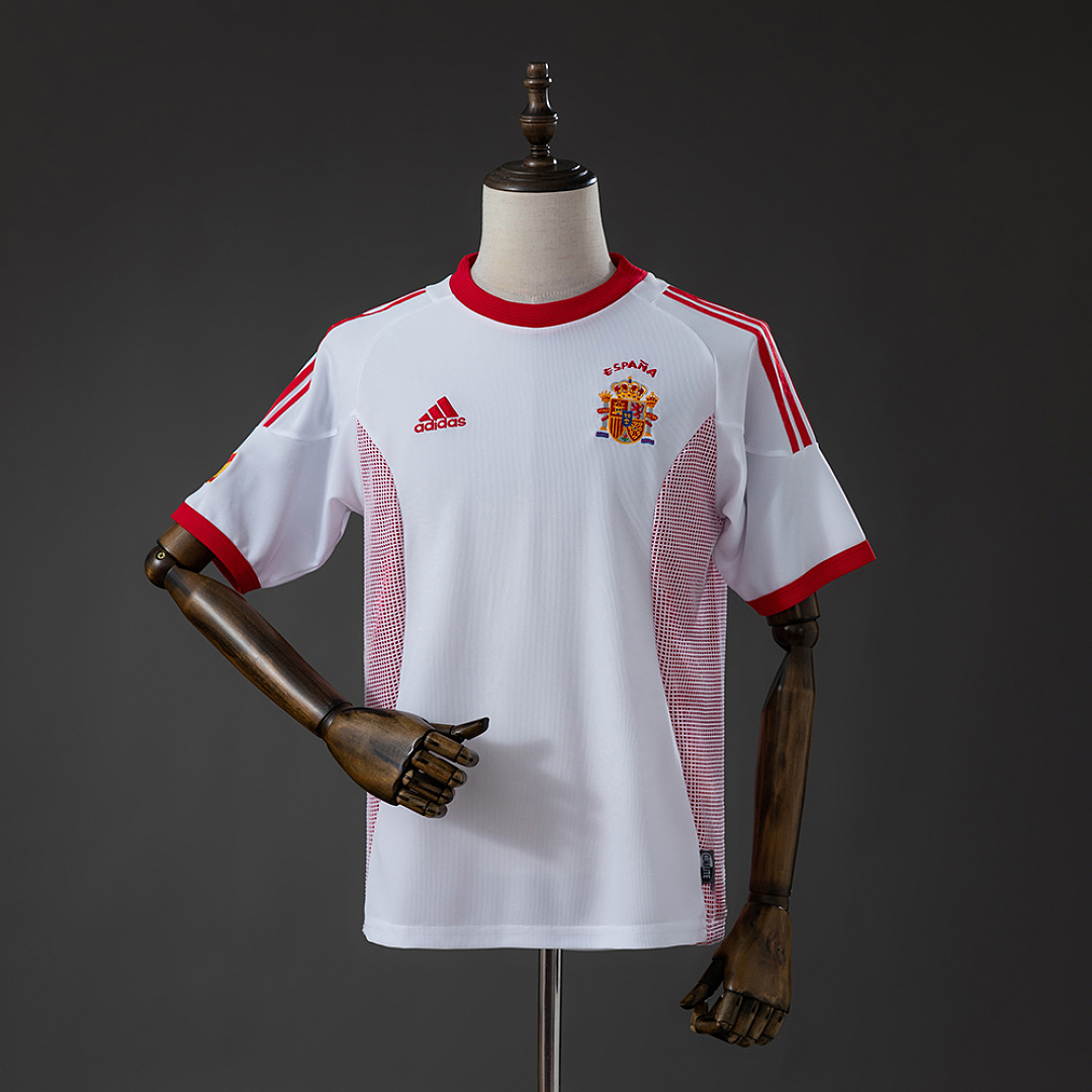 Spain 2002 Visitante Retrô Camisa S-XXL, foto 1