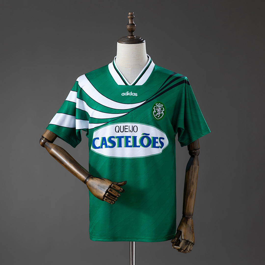 Sporting CP 94/95 Visitante Retrô Camisa S-XXL, foto 1