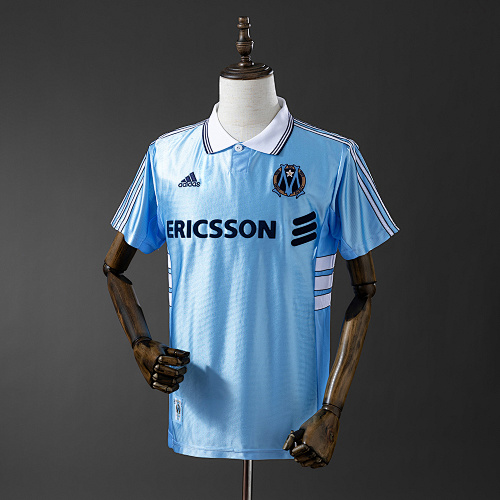 Olympique de Marseille 1998/99 Visitante Retrô Camisa
