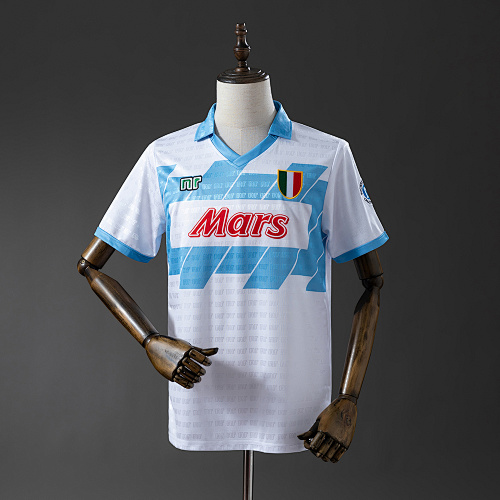 Napoli 90/91 Visitante Retrô Camisa S-XXL