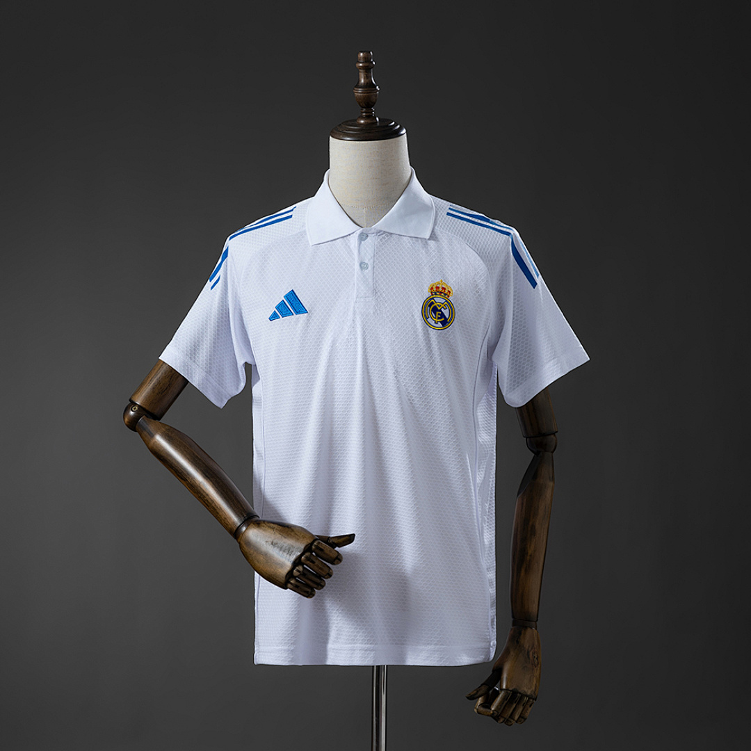 Real Madrid 25/26 POLO - White S-XXL, foto 1