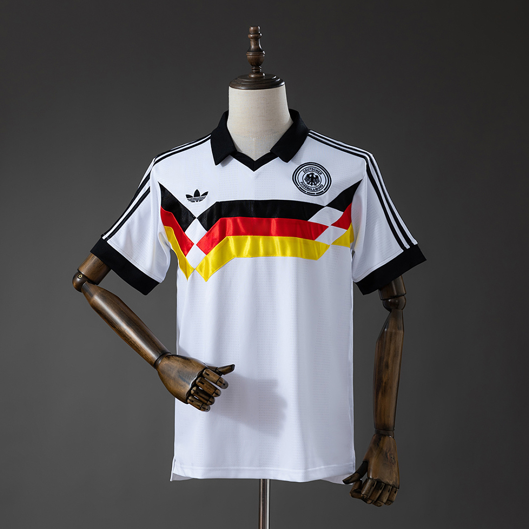 Germany 1988 Titular Retrô Camisa S-XXL, foto 1