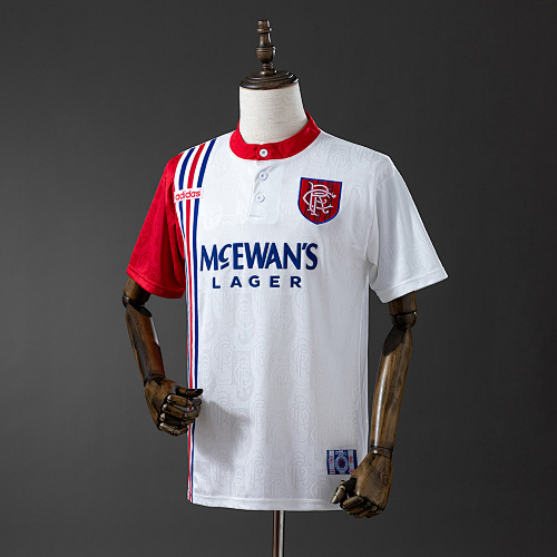 Rangers F.C. 1996/97 Visitante Retrô Camisa S-XXL
