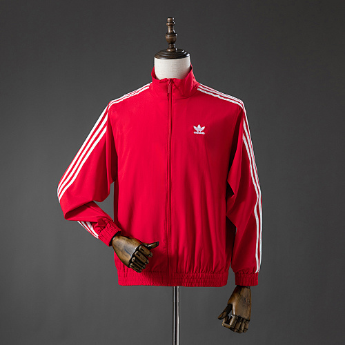 Three stripes red Windbreaker S-XXL