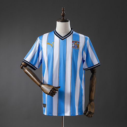 Coventry City 11/12 25th Edição de aniversário Titular Retrô Camisa S-XXL