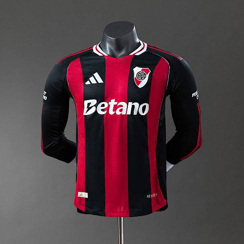 River Plate 25/26 Versão jogador Visitante Manga longa Camisa S-4XL