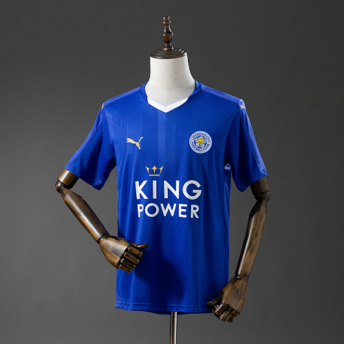 Leicester City 15/16 Titular Retrô Camisa S-XXL