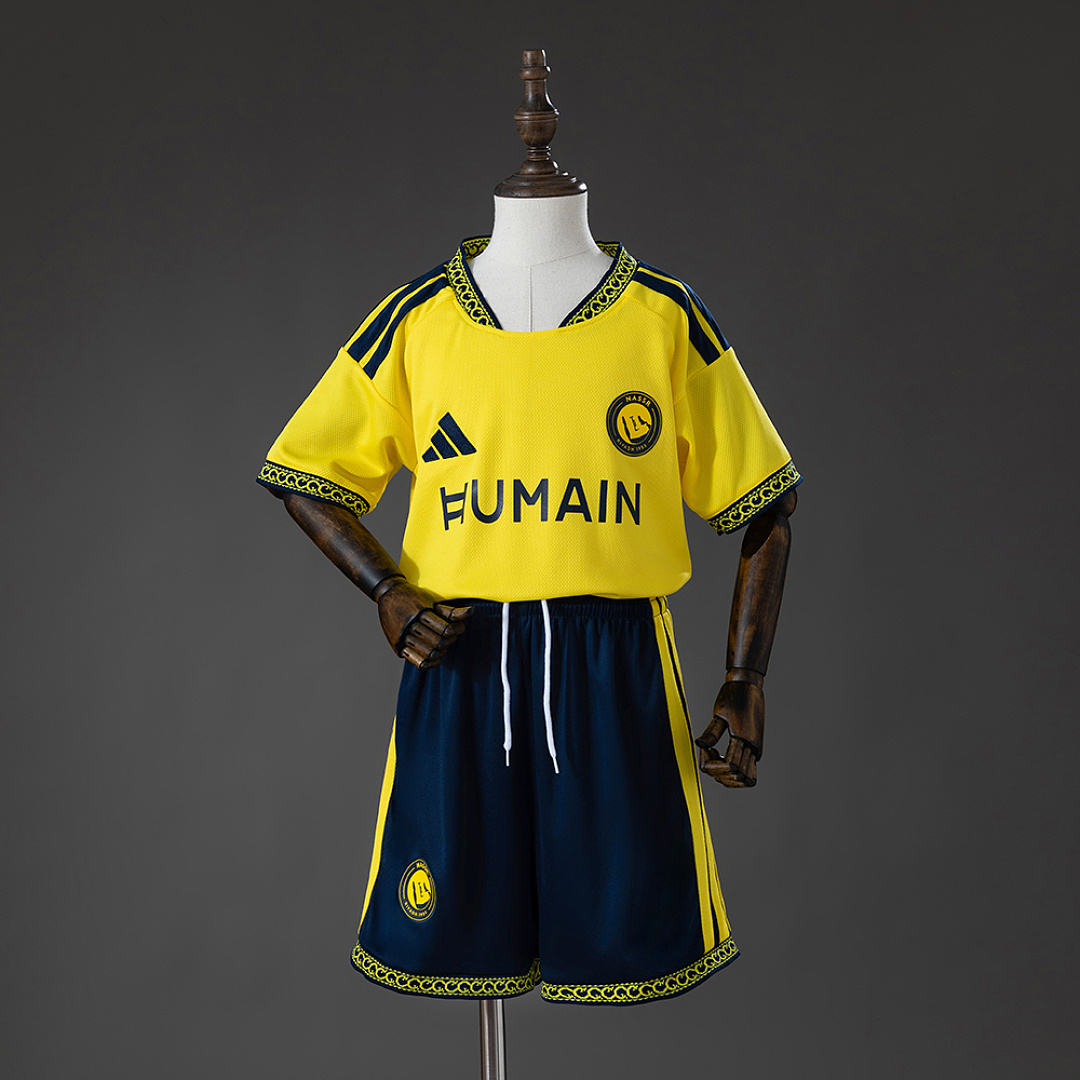 Al-Nassr 26/27 Titular Kids kit Tamanho 16-28, foto 1