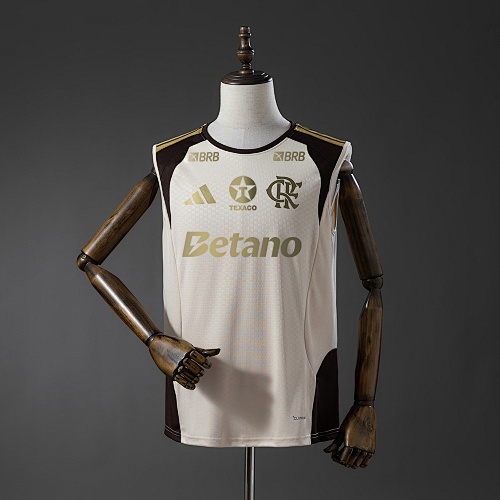 Flamengo 26/27 All sponsors Training - Apricot Vest Camisa S-4XL