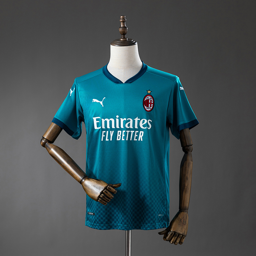 AC Milan 20/21 Terceira Retrô Camisa S-XXL, foto 1