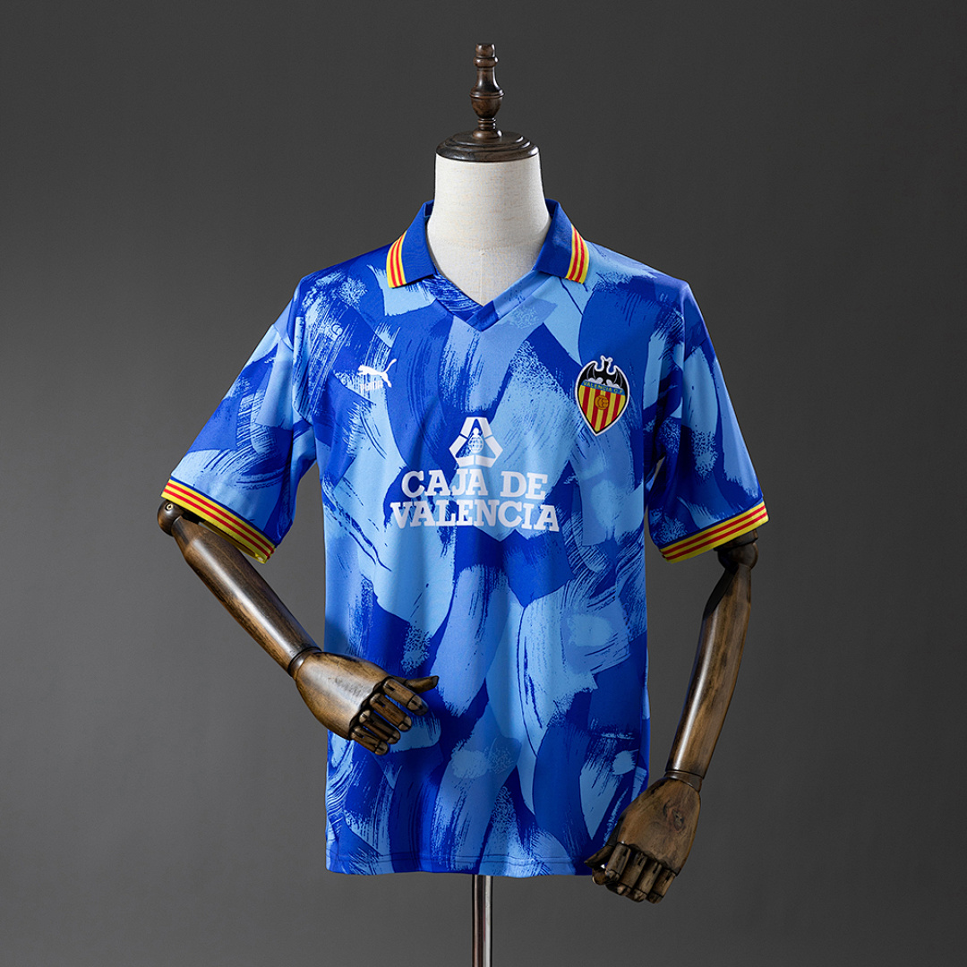 Valencia 90/91 Visitante Retrô Camisa S-XXL, foto 1
