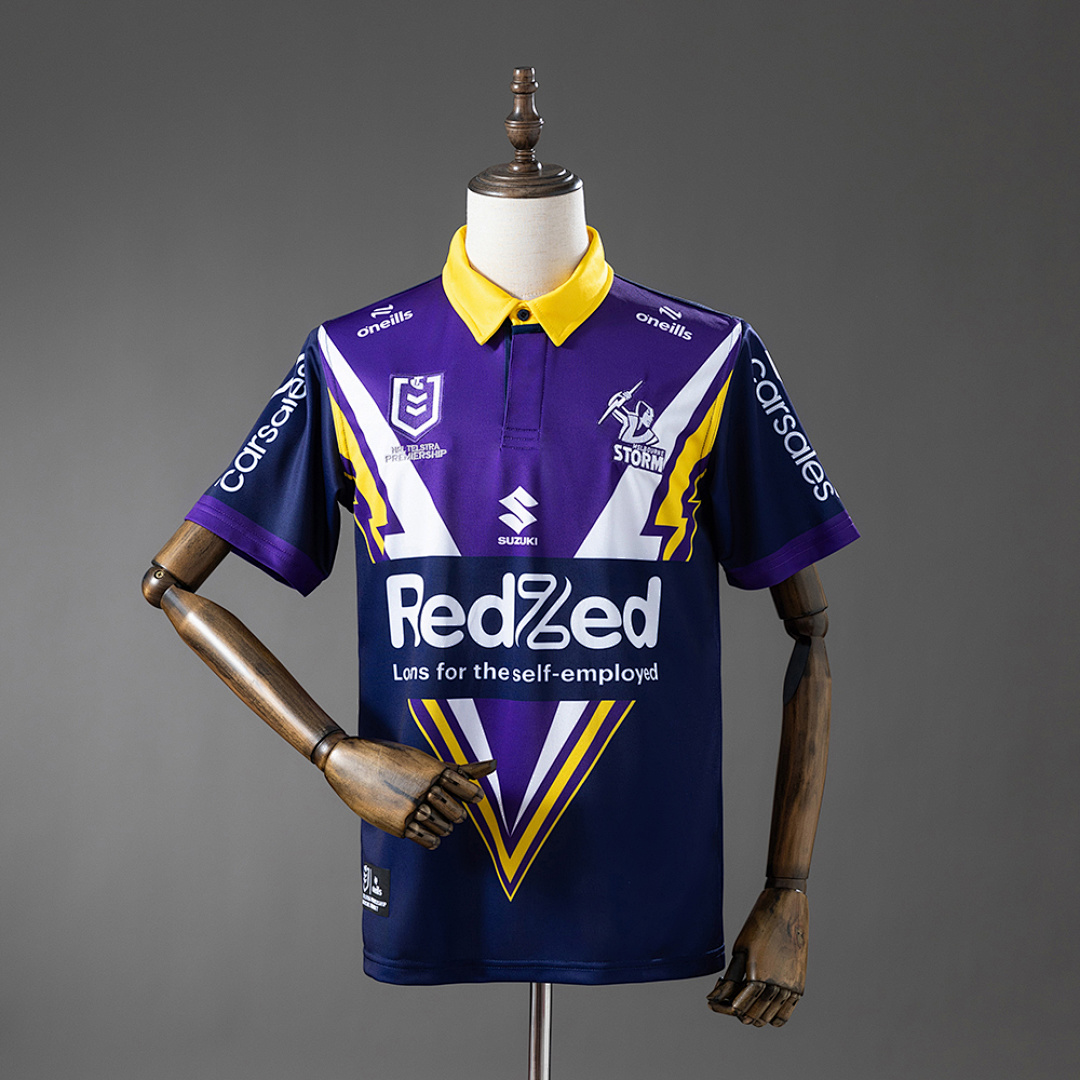 NRL Melbourne Storm 2025 Titular Camisa S-5XL, foto 1