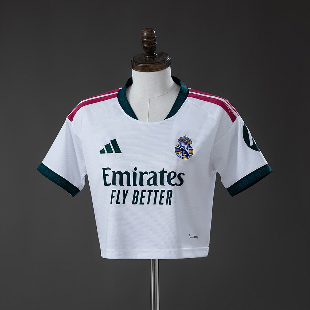 Real Madrid 26/27 Titular Feminina Crop Camisa S-XXL, foto 1