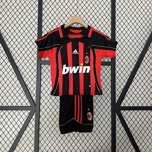 kids AC Milan 06/07 Titular Tamanho: 16-28
