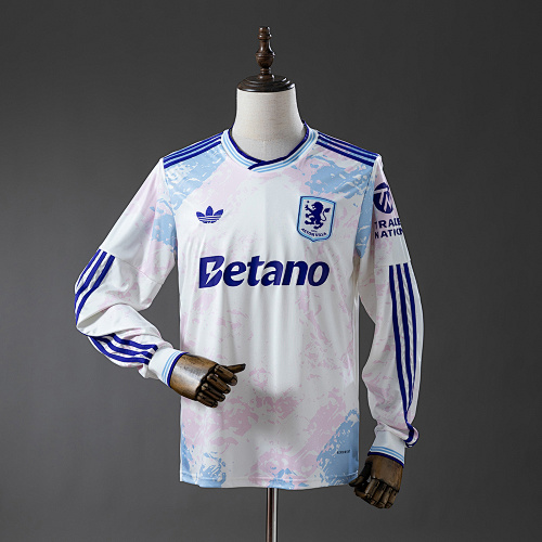 Aston Villa 25/26 Terceira Manga longa Camisa S-4XL