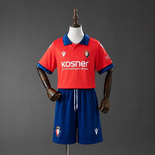 Osasuna 26/27 Titular Kids Kit Tamanho 16-28