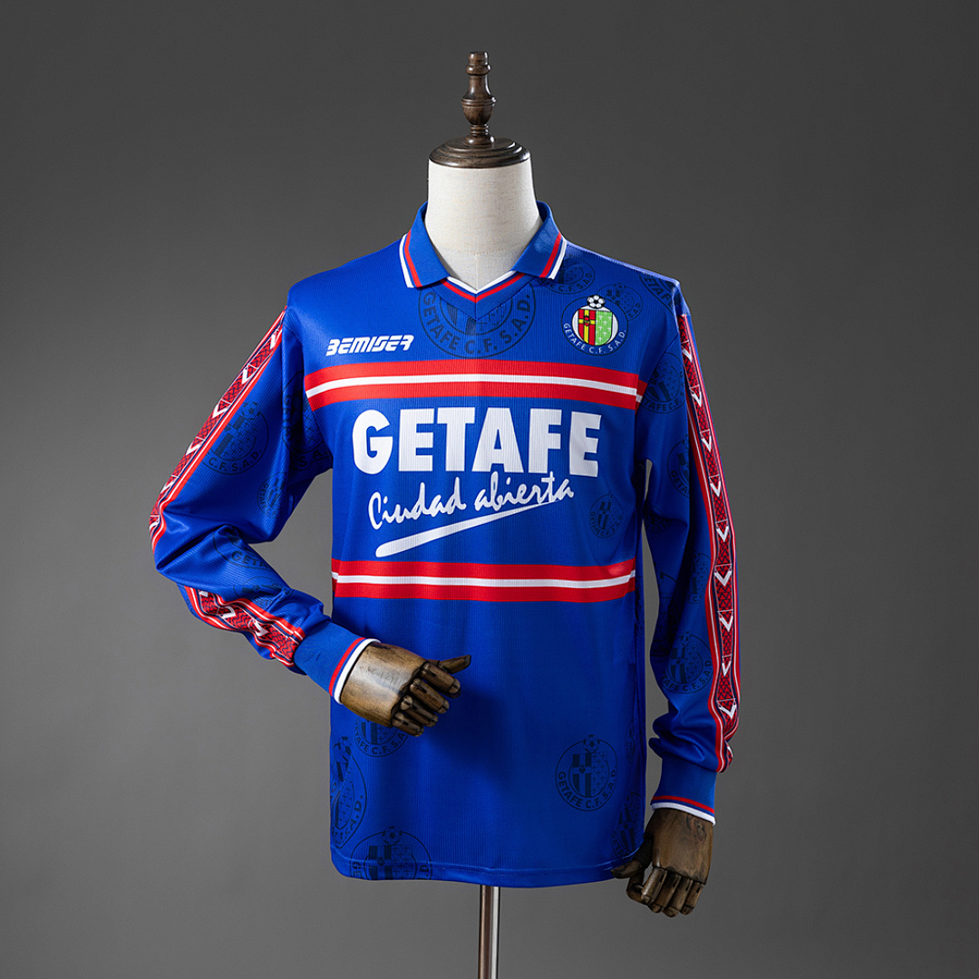 Getafe 98/99 Titular Manga longa Retrô Camisa S-XXL, foto 1