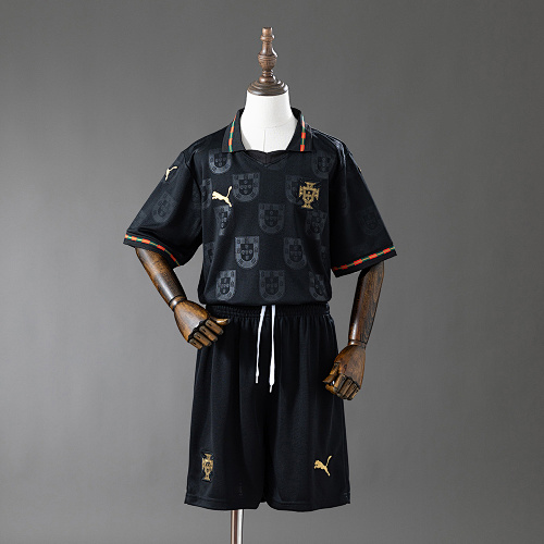 Portugal 2026 Black Kit infantil Tamanho 16-28