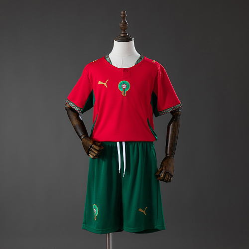 Morocco 2026 Titular Kit infantil Tamanho：16-28
