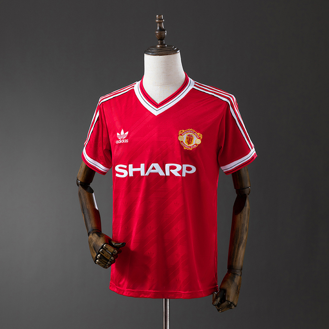 M-U 1986/88 Titular Retrô Camisa S-XXL, foto 1